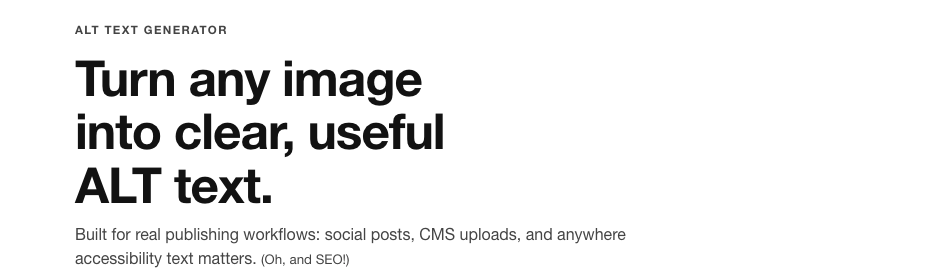 img ALT text Generator